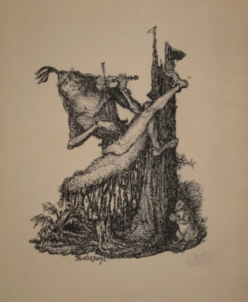 Литография Kubin - Rübezahl II