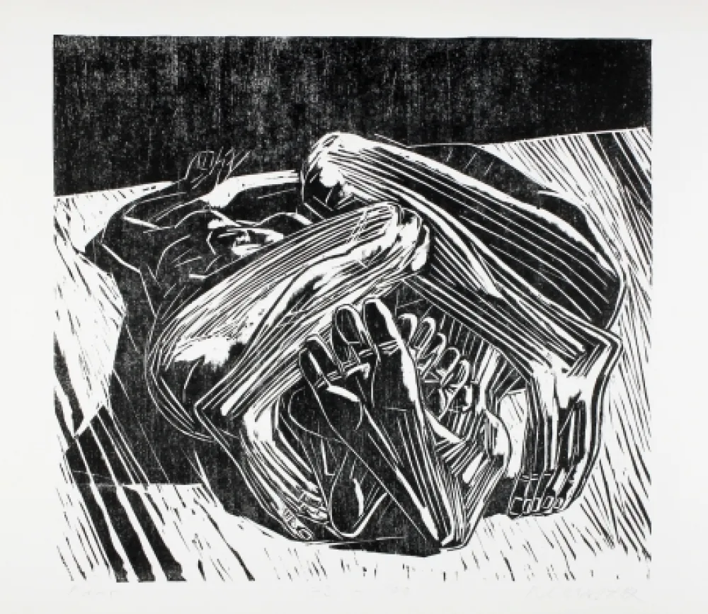 Гравюра На Дереве Kunert - Paar (Couple)