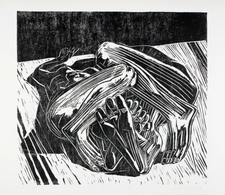 Гравюра На Дереве Kunert - Paar (Couple)