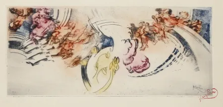 Гравюра Kupka - Abstract Composition (Color)