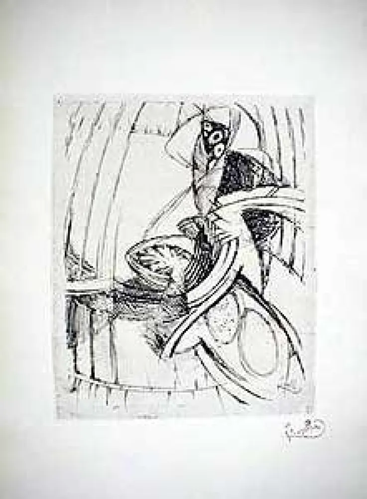 Офорт Kupka - Composition Geometrique