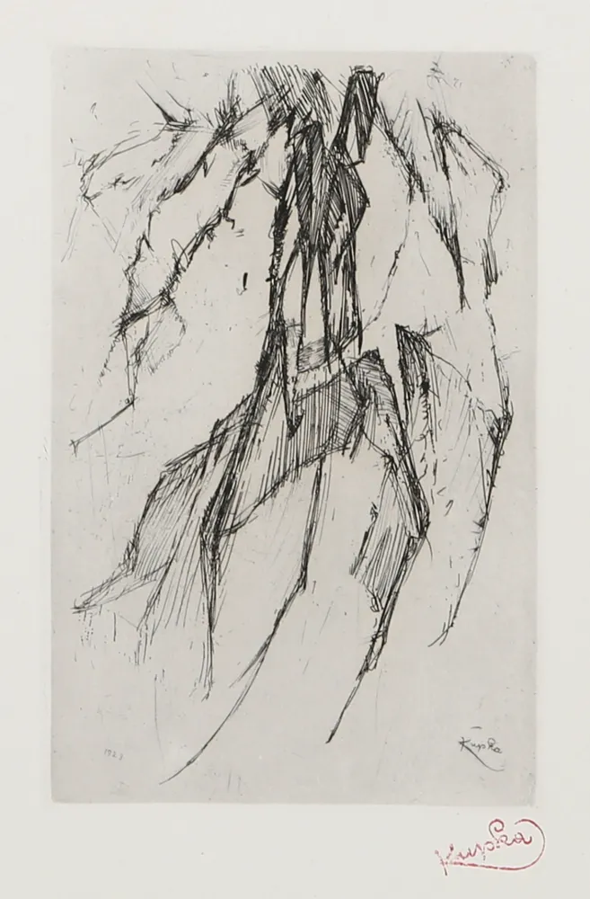 Гравюра Kupka - Fountain