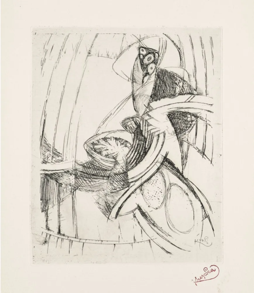 Офорт Kupka - Sound of Clocks