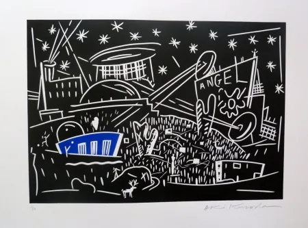 Литография Kuroda - Angel City IV