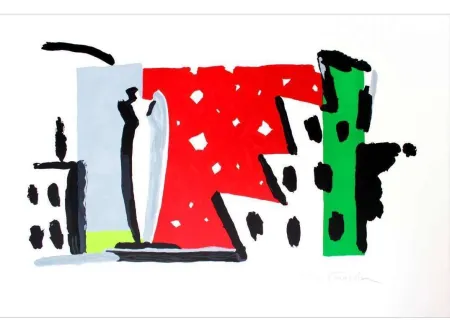 Литография Kuroda - City VI