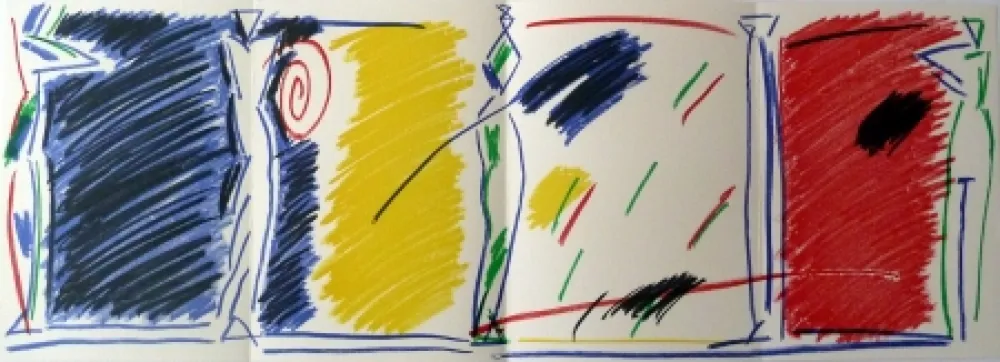 Литография Kuroda - East/West Pentures i diuixos