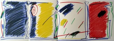 Литография Kuroda - East/West Pentures i diuixos