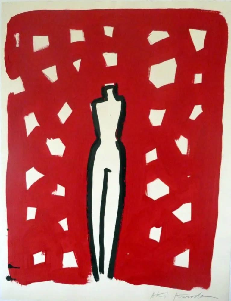 Литография Kuroda - Sans Titre