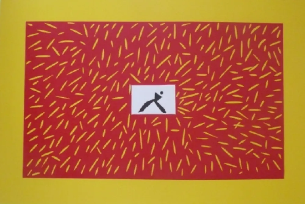 Линогравюра Kuroda - Sans Titre 9300