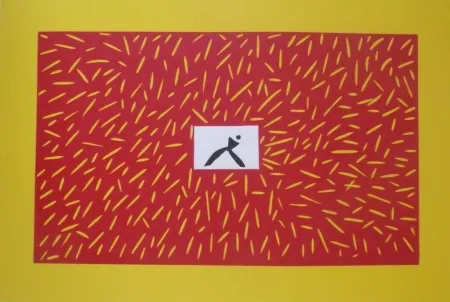 Линогравюра Kuroda - Sans Titre 9300