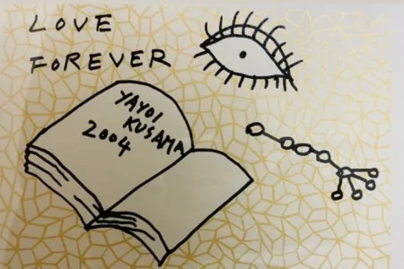 Сериграфия Kusama - Book to Read at Night A