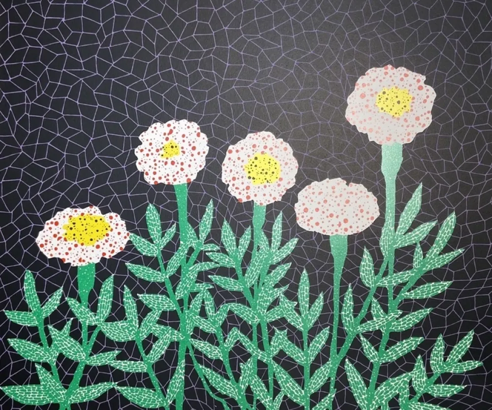 Литография Kusama - Flower