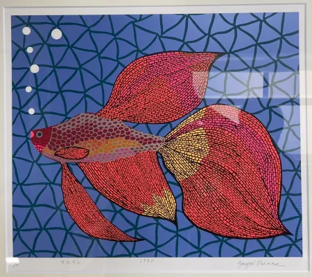 Сериграфия Kusama - Gold fish