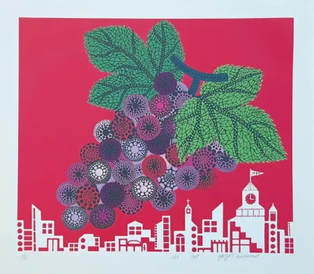 Сериграфия Kusama - Grapes In The City