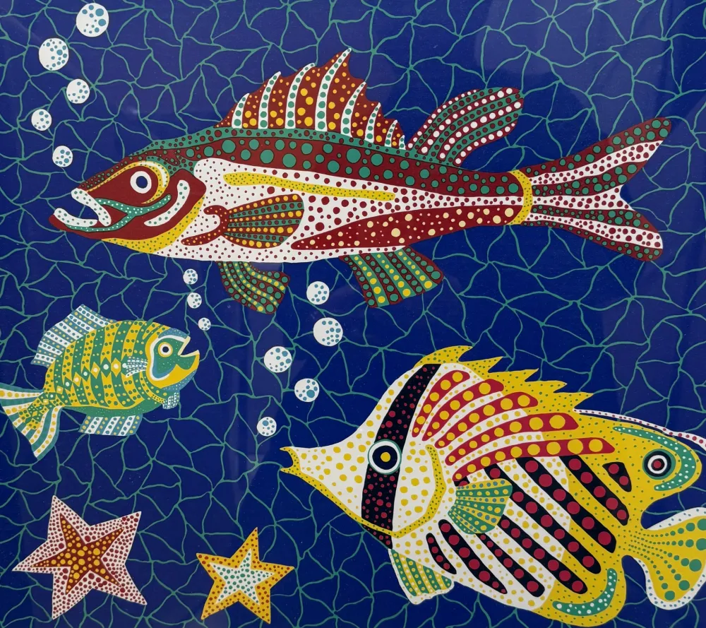 Литография Kusama - Sea