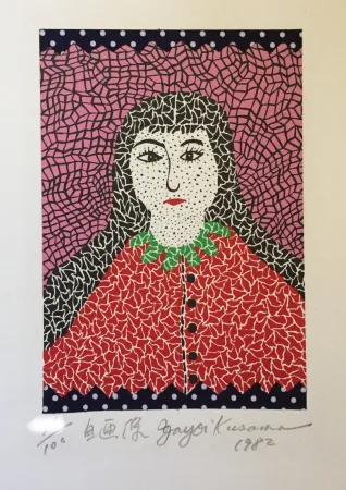 Литография Kusama - Self-portrait