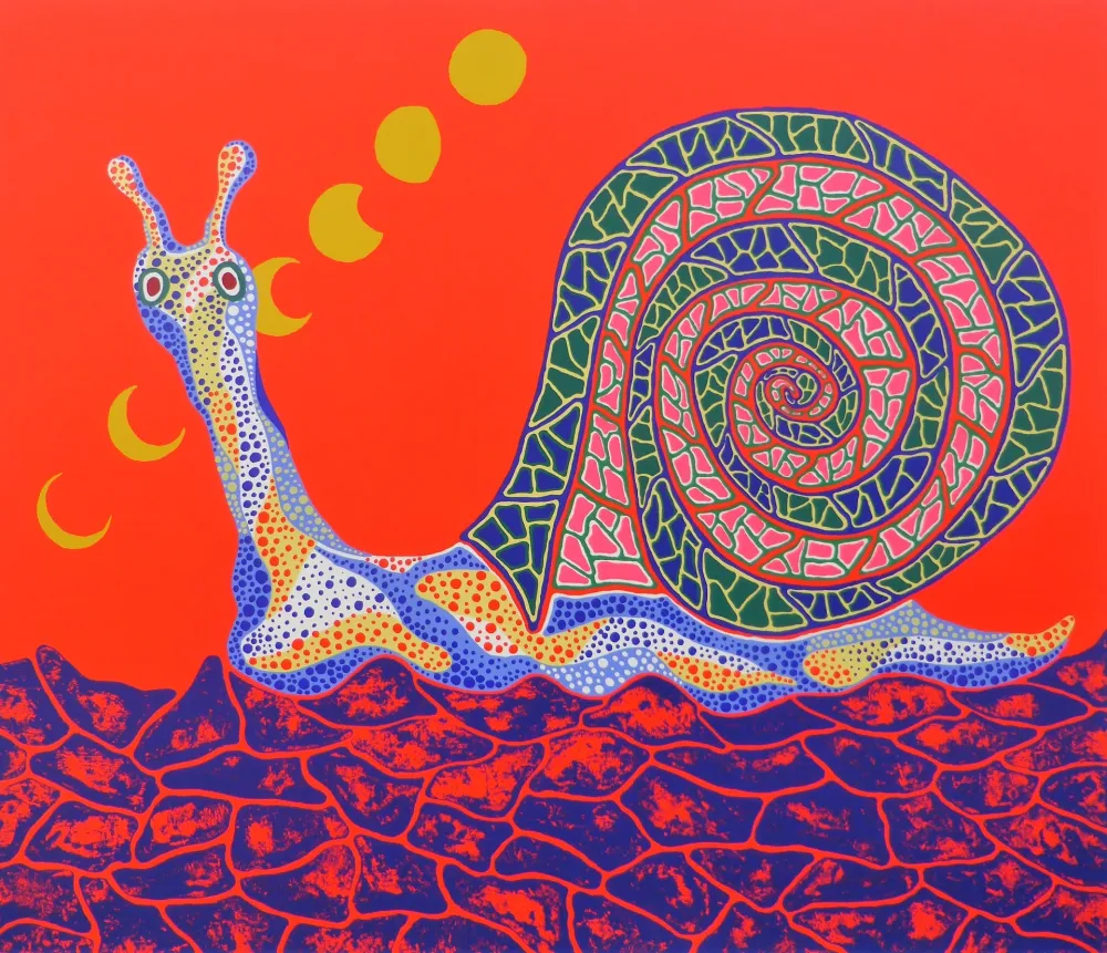 Сериграфия Kusama - Snail