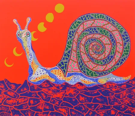Сериграфия Kusama - Snail