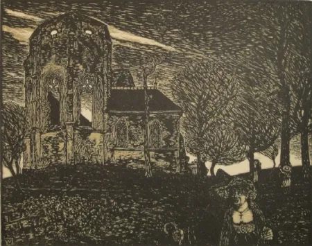 Гравюра На Дереве Laage - Frühlingssturm