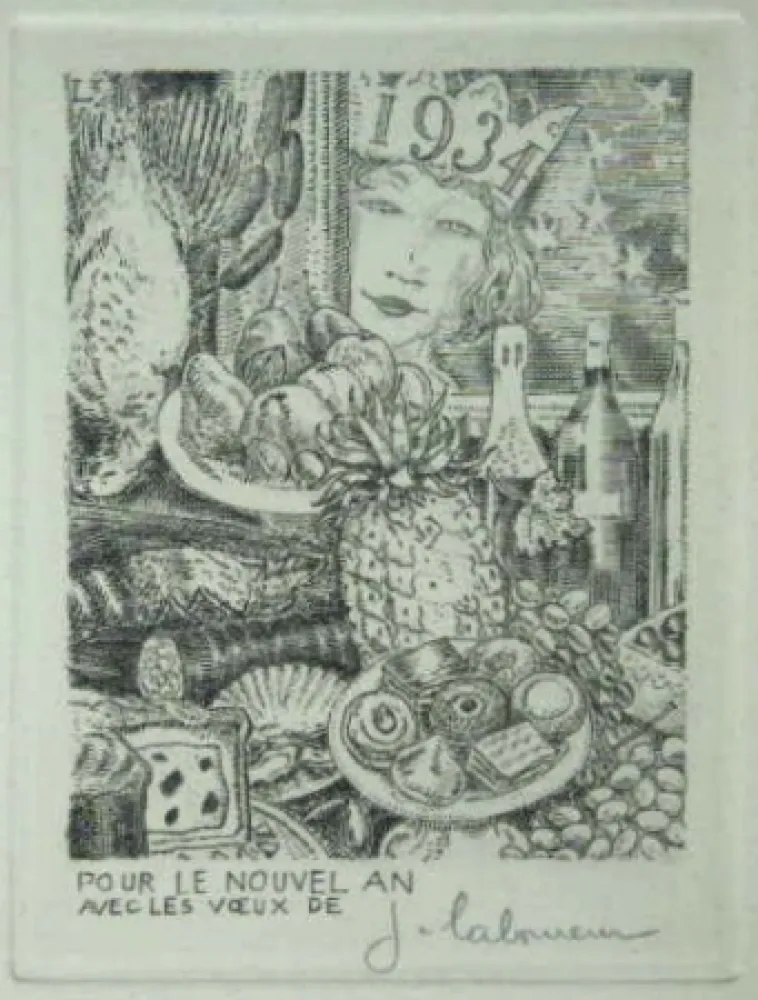 Офорт Laboureur - Cocagne.