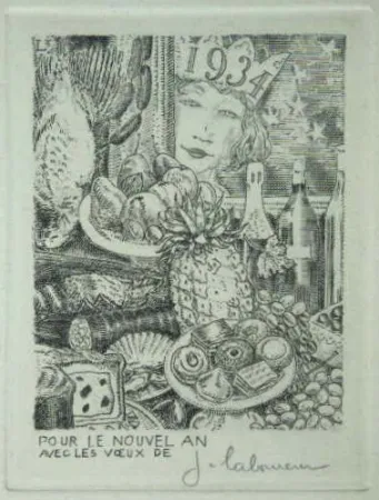 Офорт Laboureur - Cocagne.