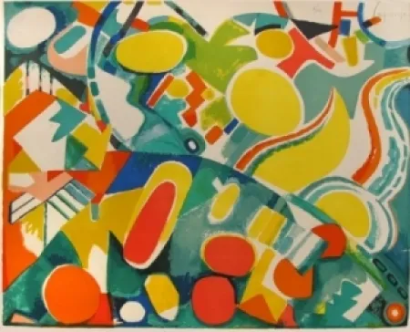 Литография Lagrange - Compostion abstraite