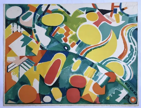 Литография Lagrange - Sans titre