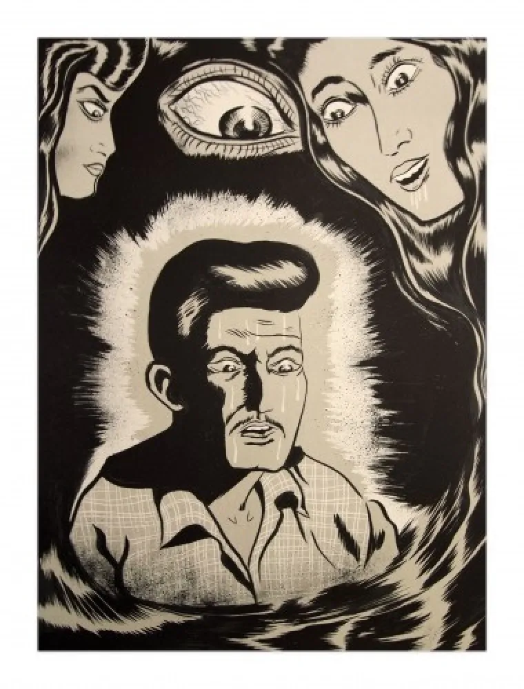 Литография Lakra (Dr.) - Ojo vigilante