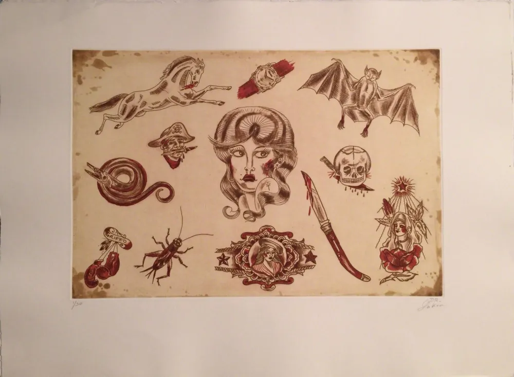 Гравюра Lakra (Dr.) - Untitled, #1