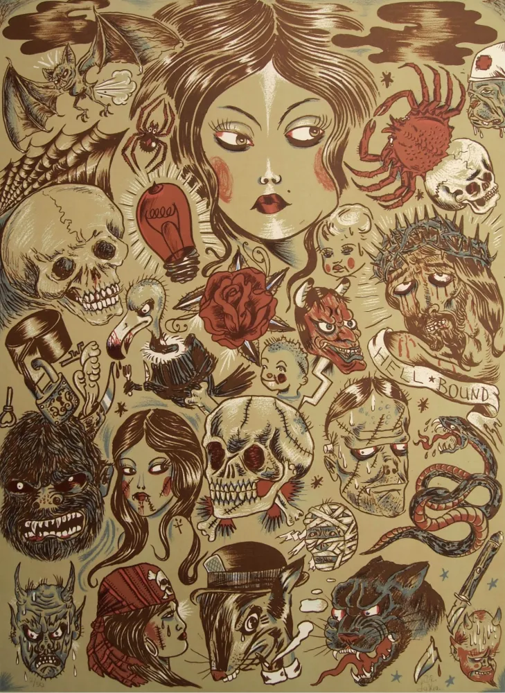 Литография Lakra (Dr.) - Untitled