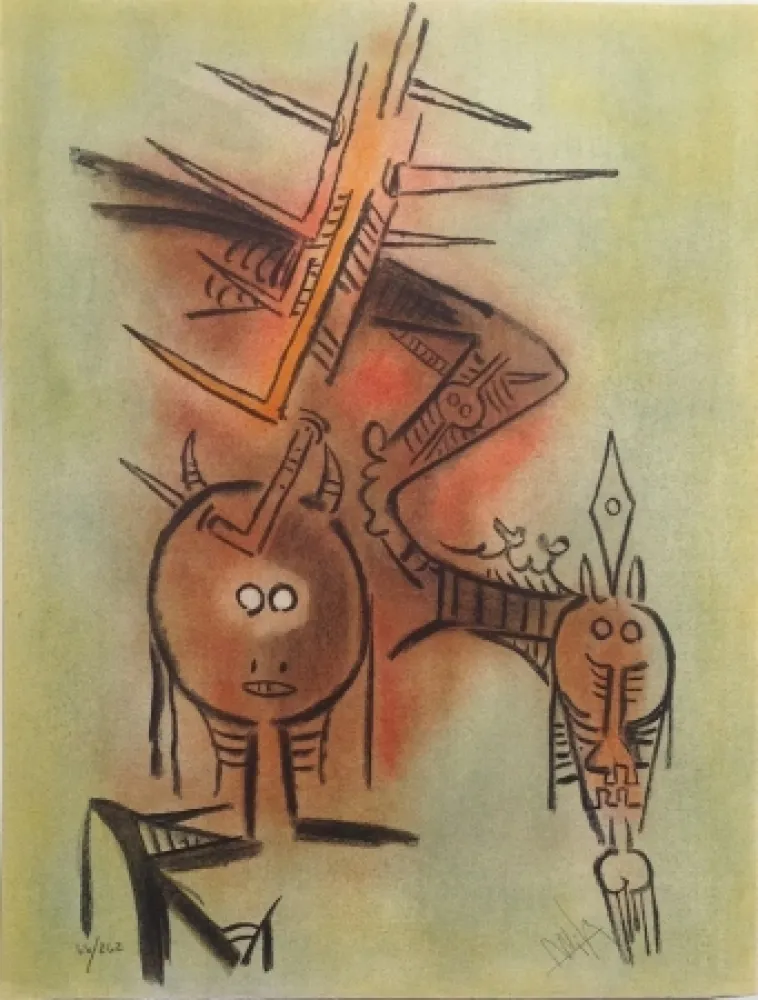 Литография Lam - Belle Epine, from Pleni Luna 