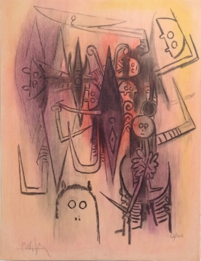 Литография Lam - Clairiere from Pleni Luna 