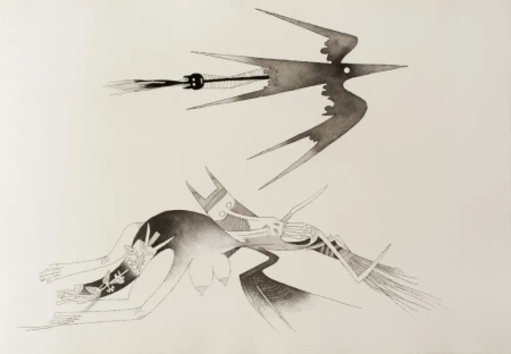 Иллюстрированная Книга Lam - Contre une maison sèche (8 gravures)