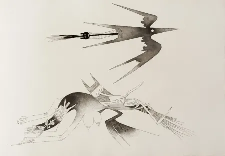 Иллюстрированная Книга Lam - Contre une maison sèche (8 gravures)