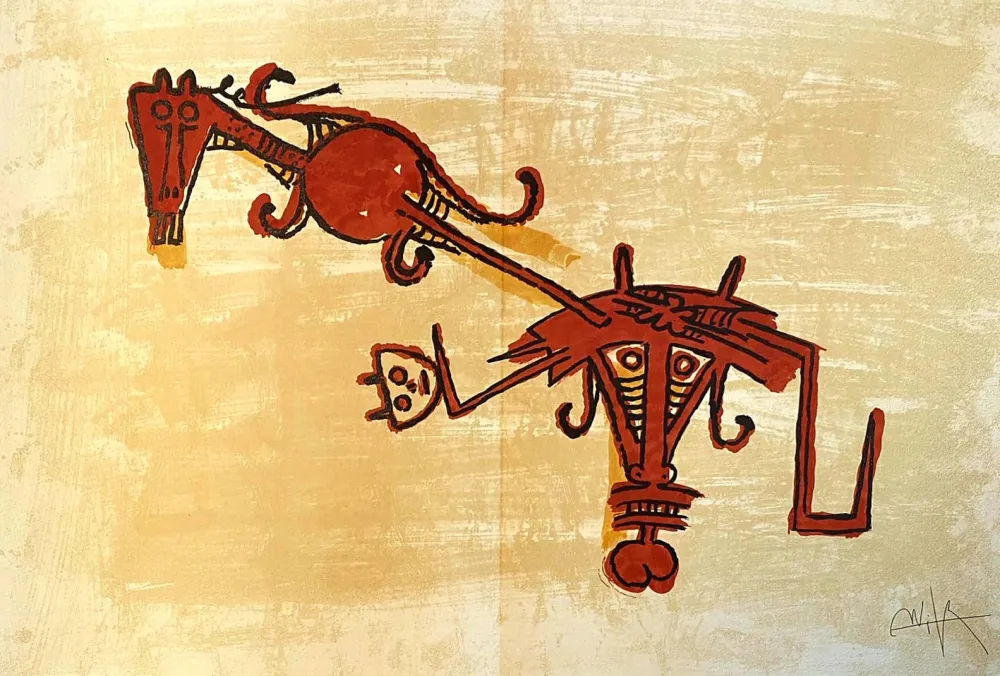 Литография Lam - El último viaje del buque fantasma