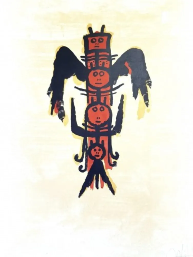 Литография Lam - El ultimo viaje del buque fantasma