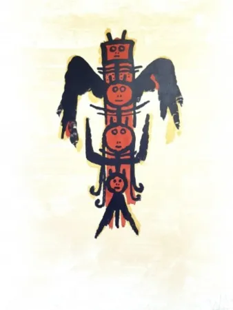 Литография Lam - El ultimo viaje del buque fantasma