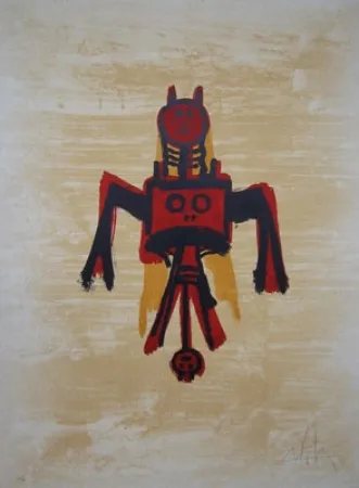 Литография Lam - EL ÚLTIMO VIAJE DEL BUQUE FANTASMA