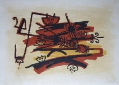 Литография Lam - El ultimo viaje del buque fantasma