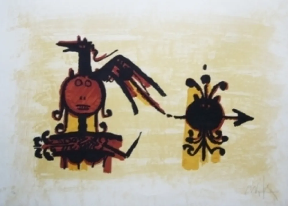 Литография Lam - El ultimo viaje del buque fantasma