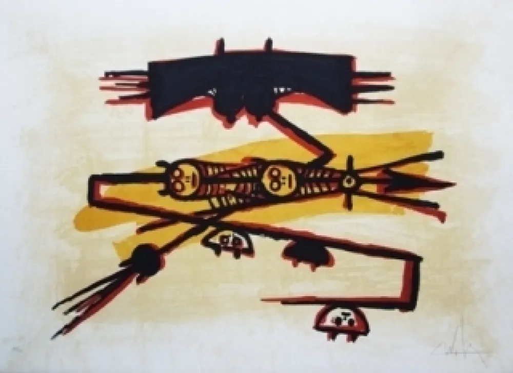 Литография Lam - El ultimo viaje del buque fantasma