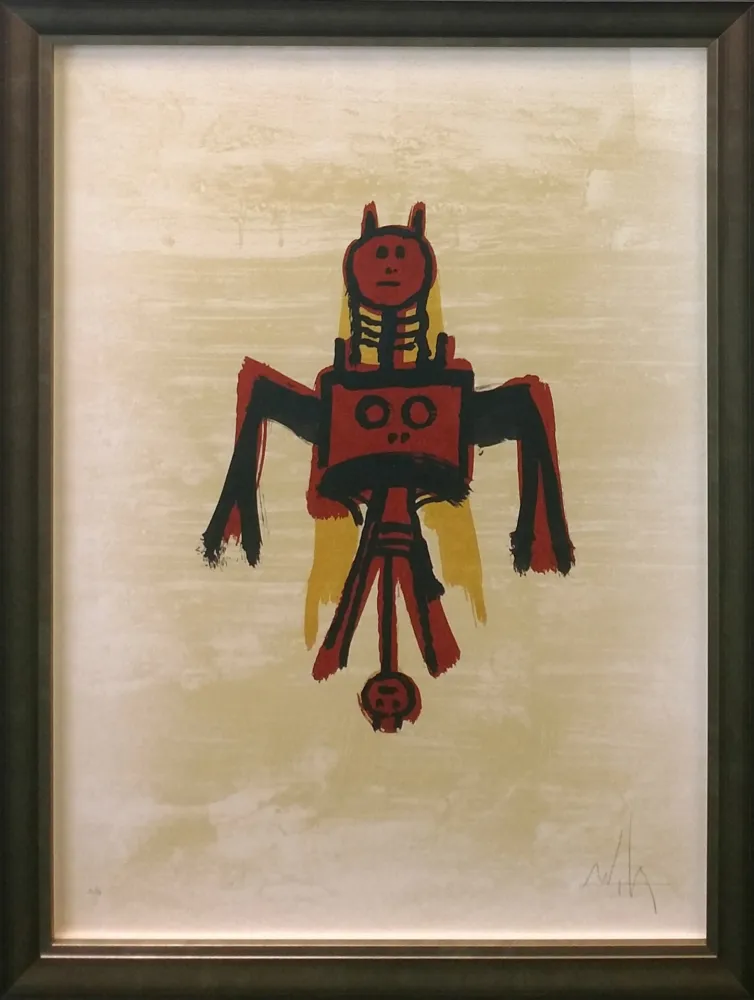 Литография Lam - EL ULTIMO VIAJE DEL BUQUE FANTASMA