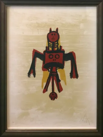 Литография Lam - EL ULTIMO VIAJE DEL BUQUE FANTASMA