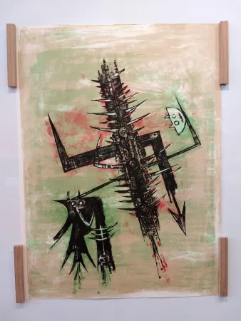 Литография Lam - Hommage a Picasso