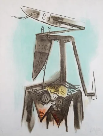 Литография Lam - Le regard vertical 2