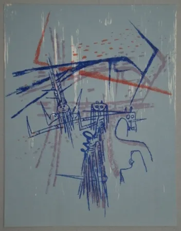 Литография Lam - Les affinités ambigües