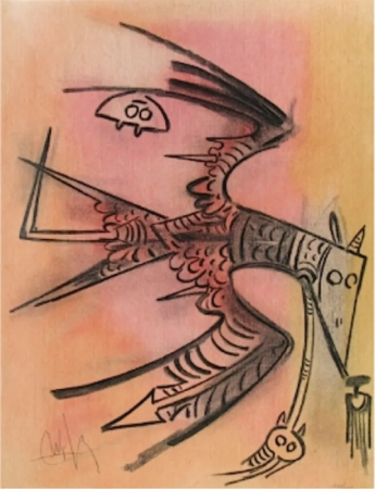 Литография Lam - Lune Haute, from Pleni Luna 