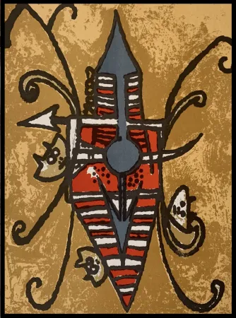 Литография Lam - Oiseau du possible