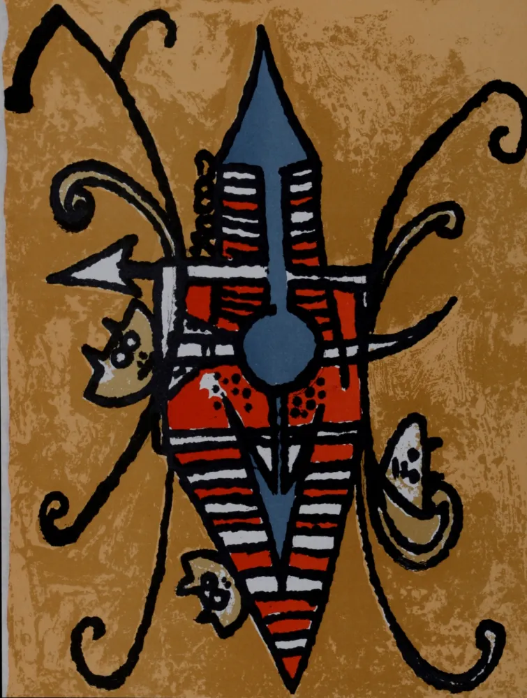 Литография Lam - Oiseau du Possible, 1979