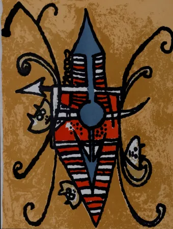 Литография Lam - Oiseau du Possible, 1979